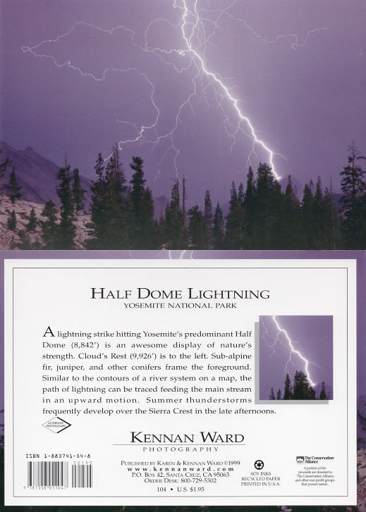 104 Yosemite Half Dome Lightning 1
