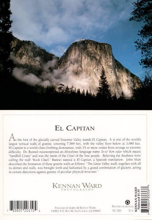 310 Yosemite El Capitan