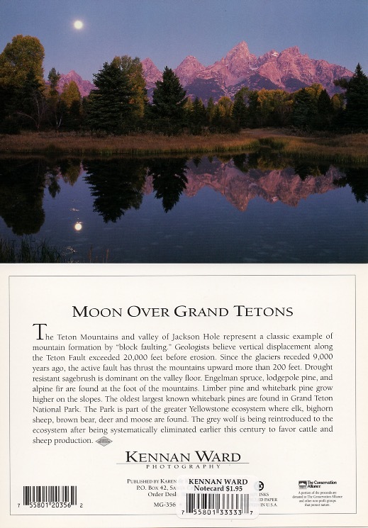 356 Moon Over Grand Tetons